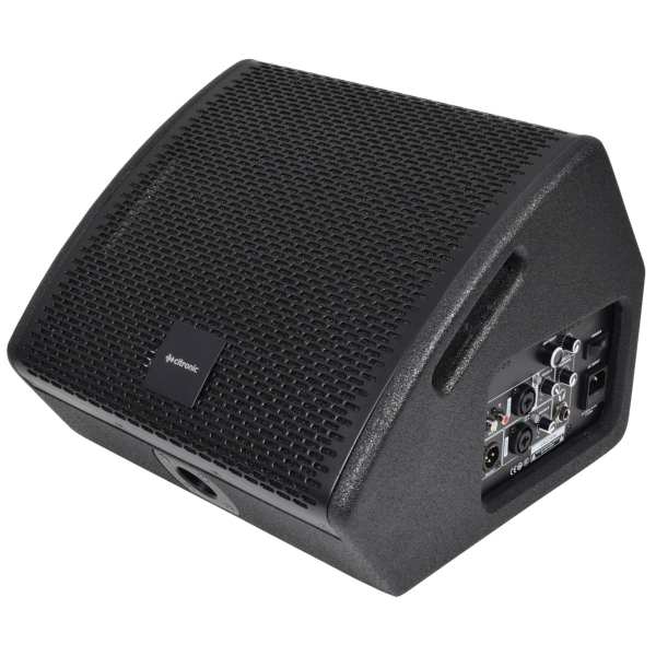 Citronic CM10A 10-Inch Active Coaxial Wedge Monitor Speaker with Bluetooth, 250W