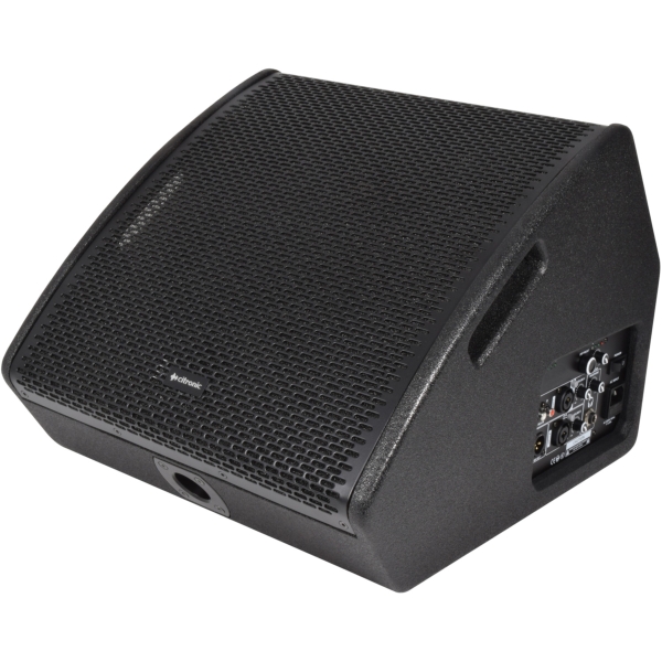 Citronic CM12A 12-Inch Active Coaxial Wedge Monitor Speaker with Bluetooth, 300W