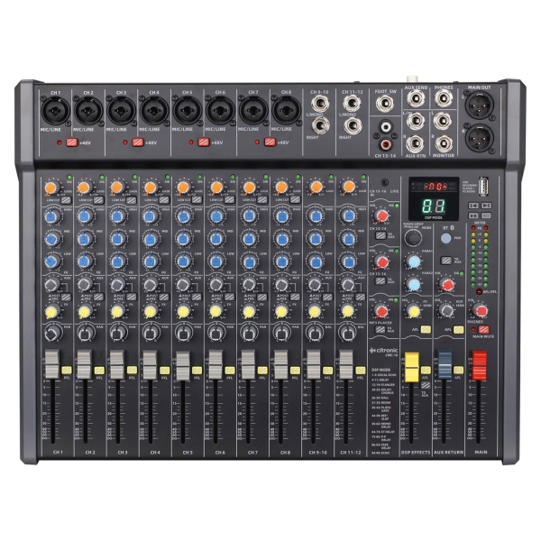 Citronic CMC-16 Mixing Console with DSP & USB/PC/BT Player