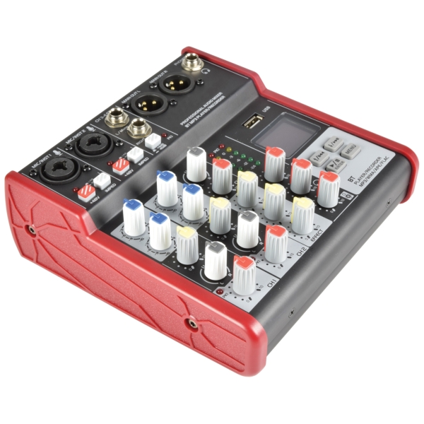 Citronic CSM-4 Notebook Mixer with USB Media Player and Bluetooth