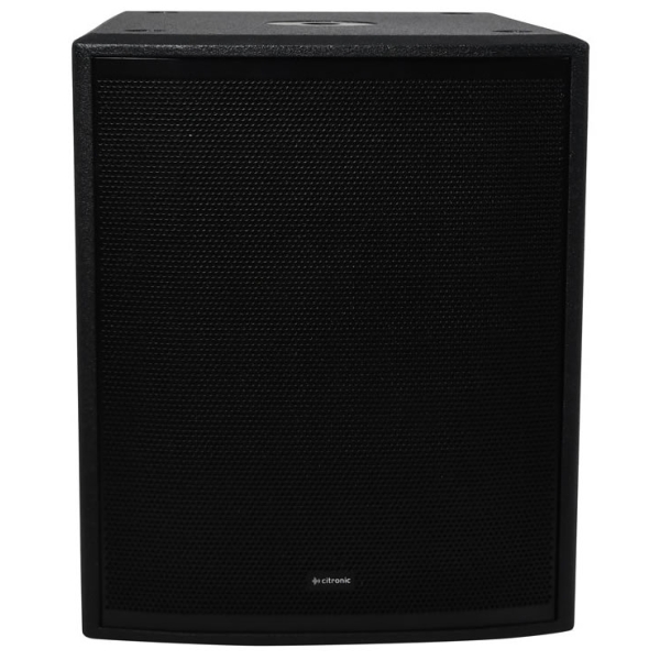Citronic CUBA-15SA Active 15-Inch Subwoofer, 800W