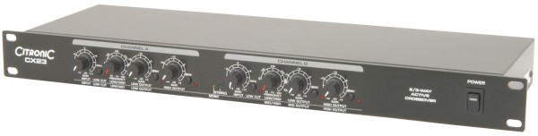 Citronic CX23 Active Crossover, Stereo (2-way) or Mono (3-way)