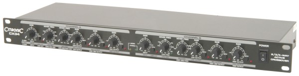 Citronic CX34 Active Crossover, Stereo (2 or 3-way) or Mono (4-way)