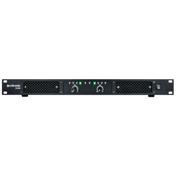 Citronic D2400 Class-D Power Amplifier, 2x 1200W @ 4 Ohms