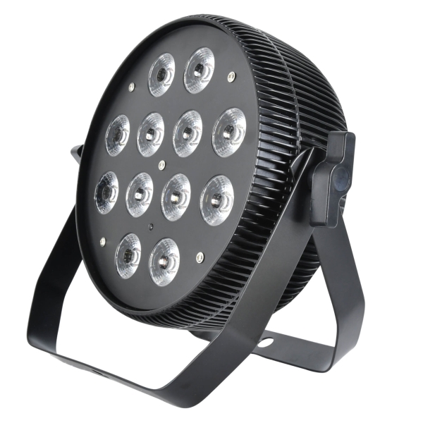 Citronic MagicPAR-80B RGBWA/UV Fanless LED PAR Can, 12x 12W - Black