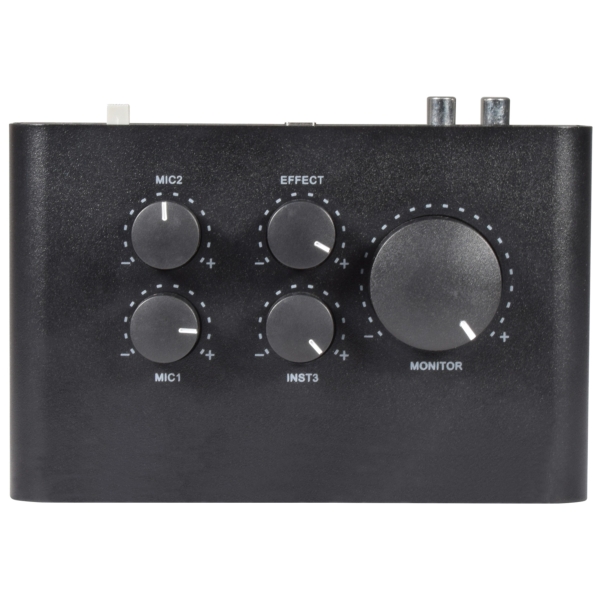 Citronic USB2+1 Portable USB Audio Interface - 2 Microphone and 1 Instrument Inputs