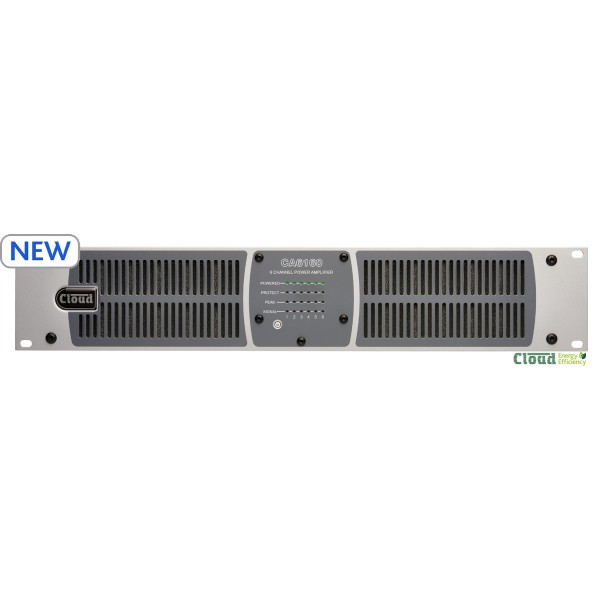 Cloud CA6160 6 Channel Power Sharing Amplifier, 160W @ 4/8 Ohm or 70V/100V Line