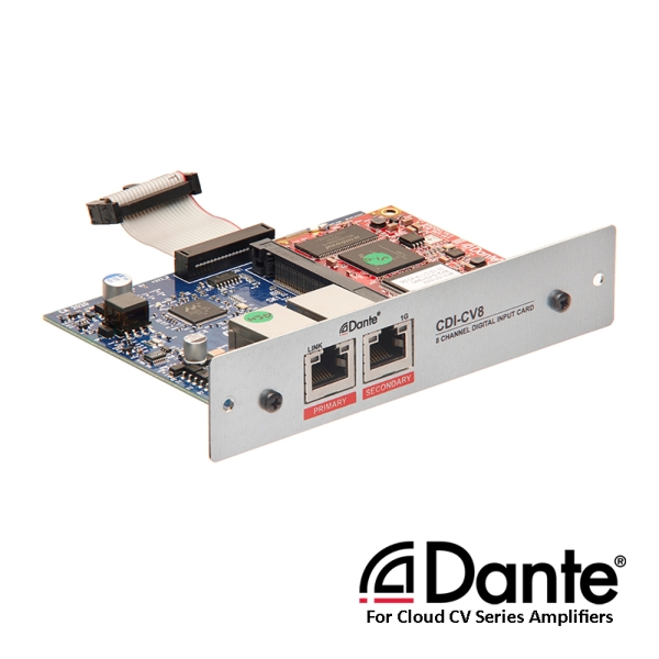 Cloud CDI-CV8 Dante Network Expansion Card for Cloud CV8125 Amplifiers