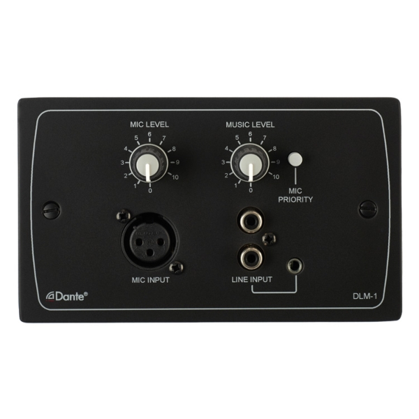 Cloud DLM-1B Line/Mic Input Module with Dante - Black