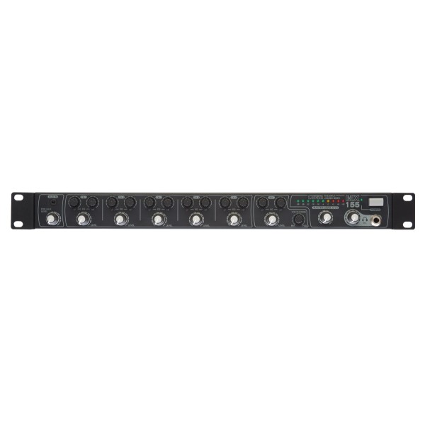 Cloud MX155 1U Mixer with 5 Line/Mic inputs