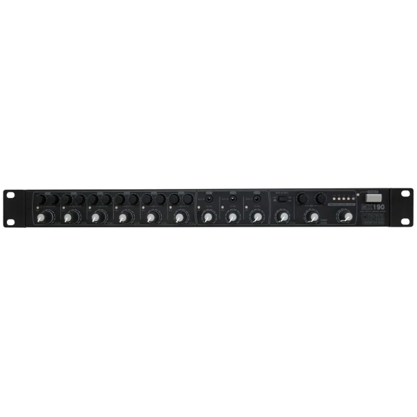 Cloud MX190 1U Mixer with 6 Line/Mic Inputs