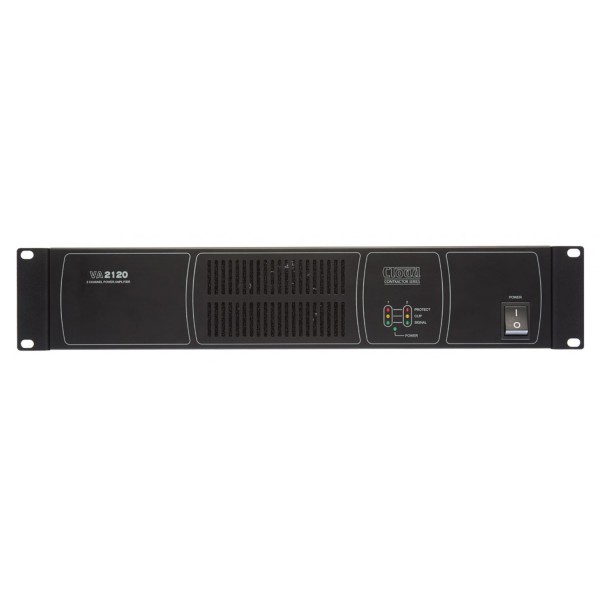 Cloud VA2120 2 Channel Installation Amplifier, 120W @ 4 Ohms or 25V / 70V / 100V Line