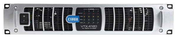 Cloud VTX 4120 4 Channel Power Amplifier, 4x 120W @ 4 Ohms