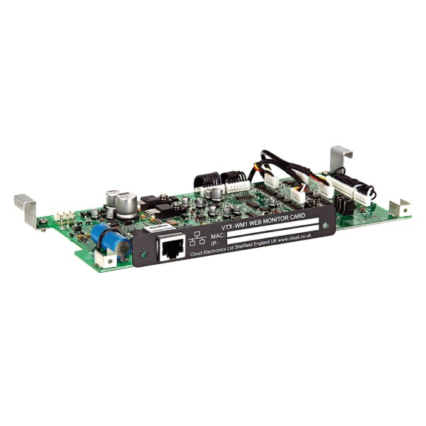 Cloud VTX-WM1 Web Monitor Card, Surveillance Option For VTX Series Amplifiers