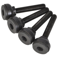 Cobra Case CW-FEET01 Kit Adjustable Feet for CW Series Rack Cabinets (Pack of 4)