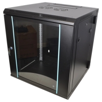 Cobra Case CWH-660 19-Inch Wall Mount Rack Cabinet with Hinged Back, 600mm Depth - 6U