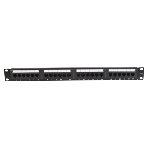 Cobra Case CW-PATCH01 Rackmount CAT6 Patch Panel, 24x RJ45