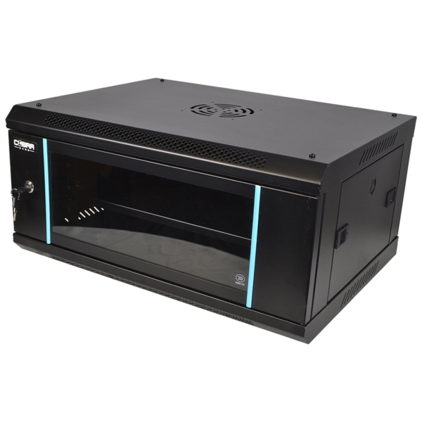 Cobra Case CWR-460 19-Inch Wall Mount Rack Cabinet, 600mm Depth - 4U