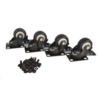 Cobra Case CW-WHEEL01 Castor Kit for CW Series Rack Cabinets (Pack of 4)