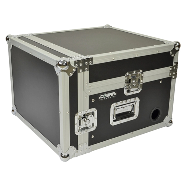 Cobra Case FC158 19-Inch Combo Flight Case with 6U Vertical, 10U Mixer & Laptop Shelf