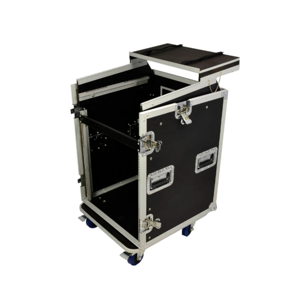 Cobra Case FC172 19-Inch Combo Flight Case with 12U Vertical, 10U Mixer & Laptop Shelf