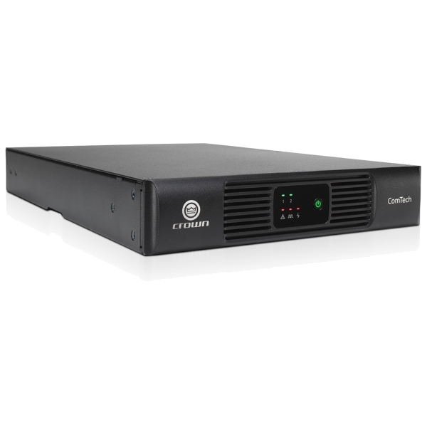 Crown CTD-2125 2-Channel Power Sharing Amplifier with DSP & Dante, 2x 125W @ 4 Ohms or 70V / 100V Line