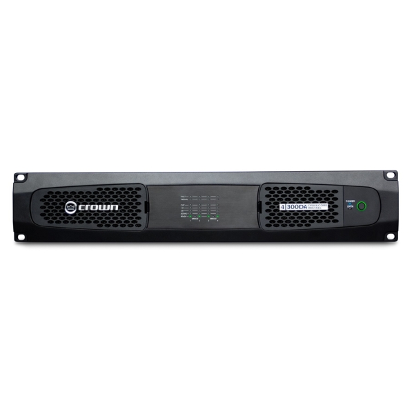Crown DCi4 300DA 4-Channel Install Amplifier with Dante, 300W @ 4 Ohms or 70V / 100V Line