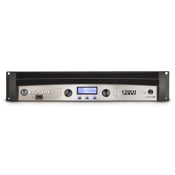 Crown I-Tech IT5000-HD Power Amplifier, 2800W @ 4 Ohms