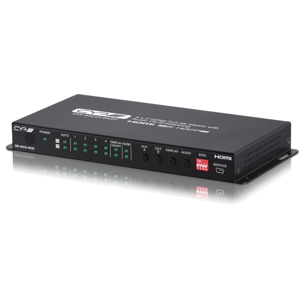 CYP OR-42CD-4K22 4x2 HDMI Full 4K Matrix with Audio De-Embedding
