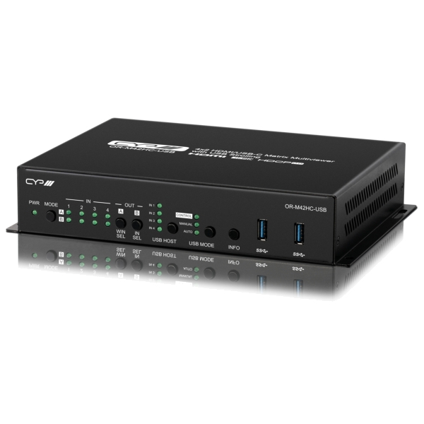 CYP OR-M42HC-USB 4x2 4K @ 60Hz HDMI/USB-C Matrix Multiviewer with USB Strolling