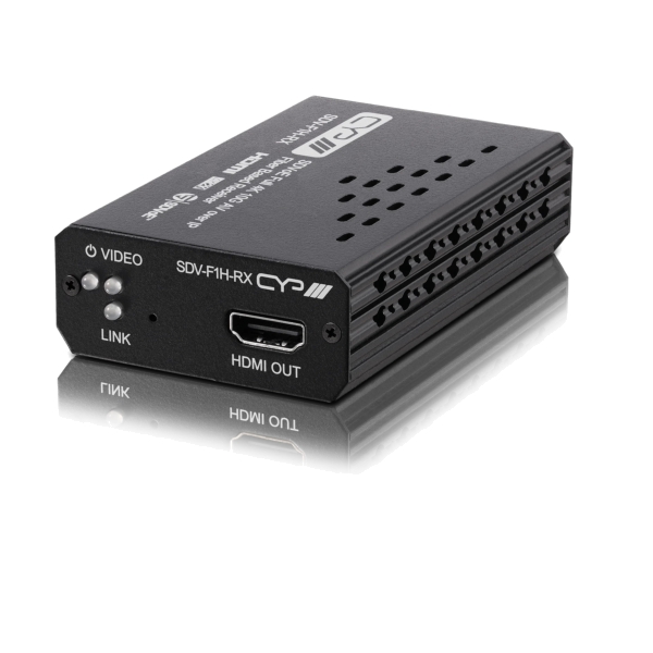 CYP SDV-F1H-RX SDVoE Full 4K 10G AV over IP Fiber Based Small Form Factor Receiver