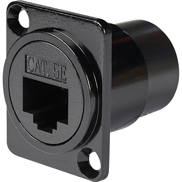 Eagle D-Series Metal CAT5e Ethernet Feed Through Connector Plate