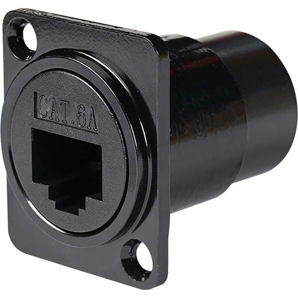 Eagle D-Series Metal CAT6a Ethernet Feed Through Connector Plate