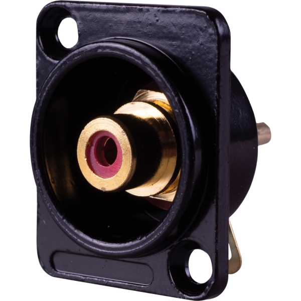 Eagle D-Series Metal Phono Connector Plate - Red