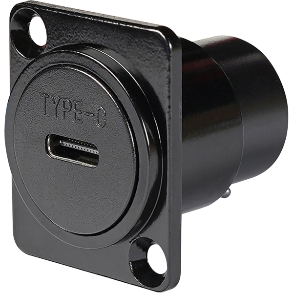 Eagle D-Series Metal USB C Feed Through Connector Plate