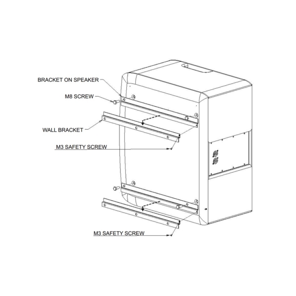 FBT Archon AC-W 208 Wall  Mount for Archon 208S, Vertical