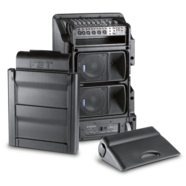 FBT Amico 10USB Processed Active Sound System, 2x 150W Speakers with 500W Sub Woofer