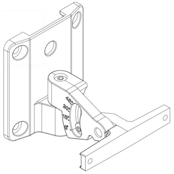 FBT WM-45 Directional wall mount for Canto 5, Keiron 4 and Keiron 5 Speakers - Black