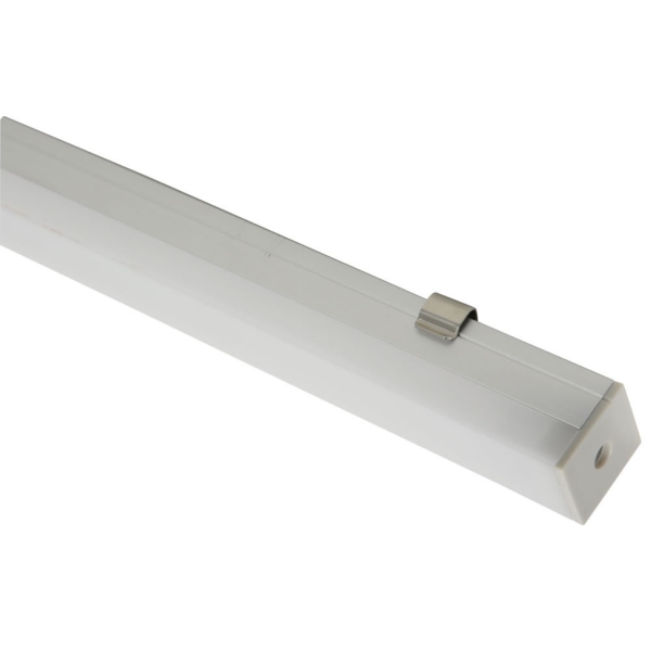 Fluxia AL1-B2020 Aluminium LED Tape Profile, Box Section 1 metre