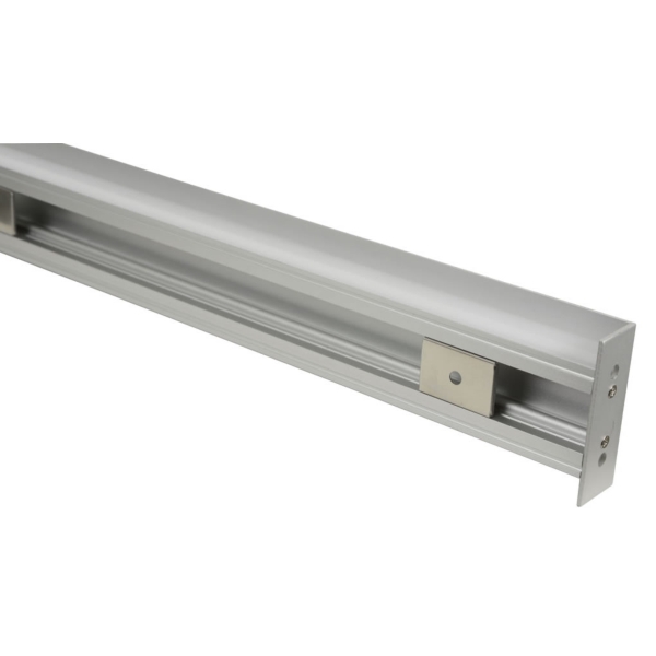 Fluxia AL1-T4917 Aluminium LED Tape Profile, 2-way Bar 1 metre