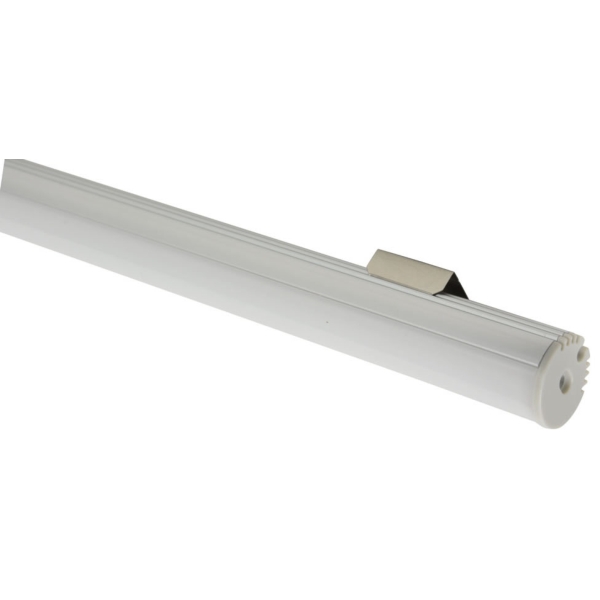Fluxia AL2-R2020 Aluminium LED Tape Profile, 2 metre Tube Batten
