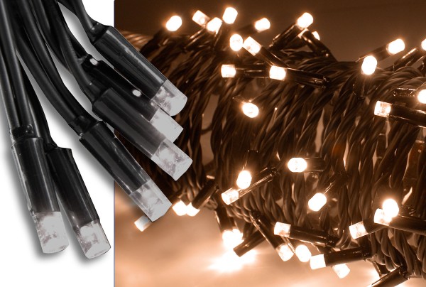 Lyyt HD180S-WW LED Heavy Duty Warm White Static String Light, IP44, 18 metre with 180 LEDs