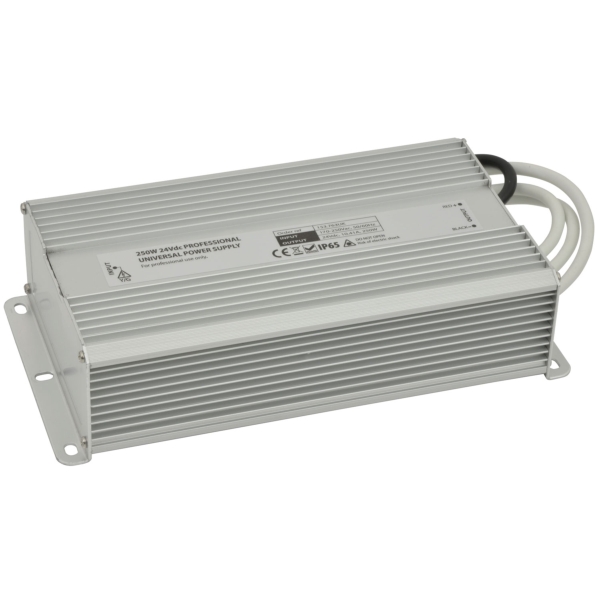 Fluxia PS250-24 24Vdc 250W Power Supply for Indoor and Outdoor Installations, IP67