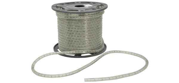 Fluxia Clear Dimmable Rope Light, IP44, 45 metre reel