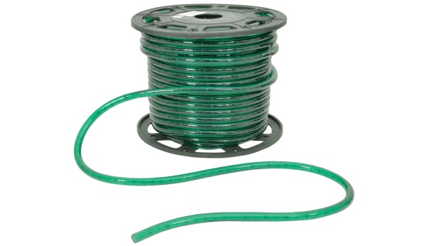 Fluxia Green Dimmable Rope Light, IP44, 45 metre reel