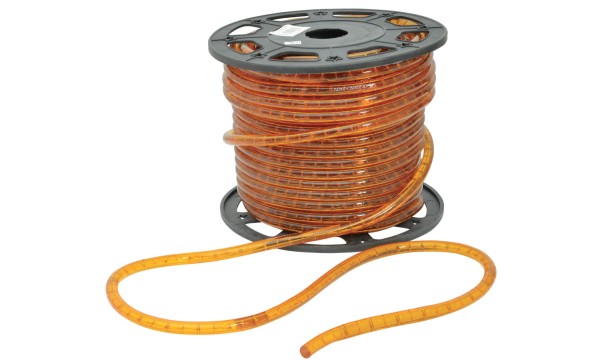 Fluxia Orange Dimmable Rope Light, IP44, 45 metre reel