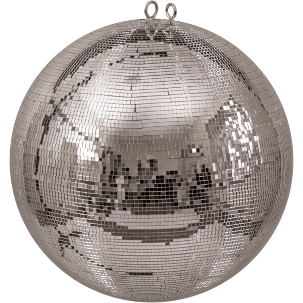 FXLab Silver Mirror Ball with Dual Hanging Points, 5mm Facets - 500mm