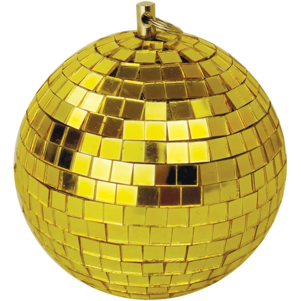 FXLab Gold Mirror Ball, 7mm Facets - 100mm