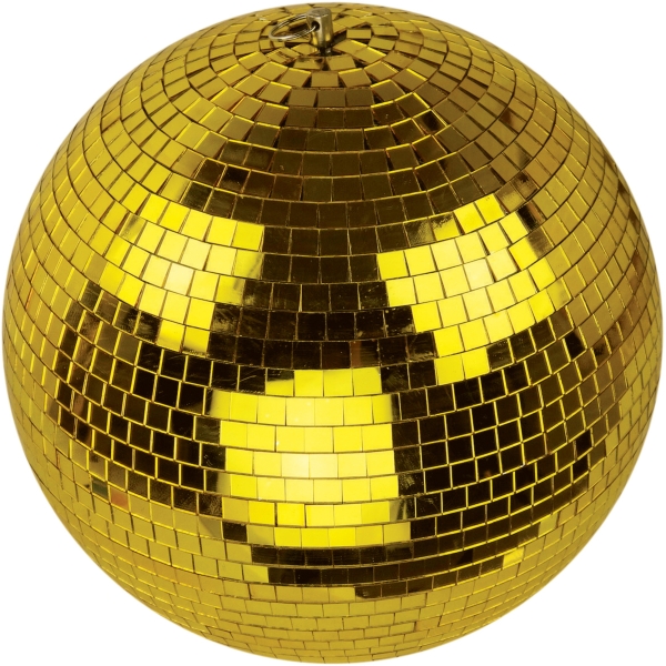 FXLab Gold Mirror Ball, 10mm Facets - 300mm