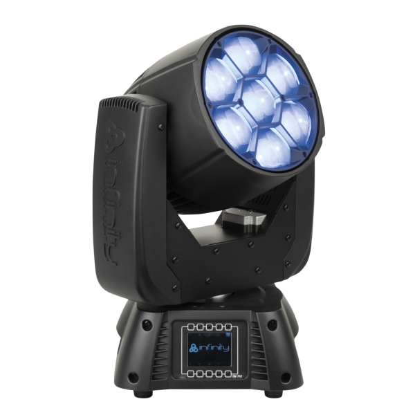 Infinity iW-741 RDM RGBW LED Wash Moving Head (3-Pin DMX), 7x 40W